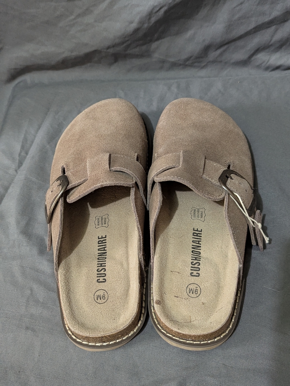Cushionare Mules Slip On Taupe - Picture 3 of 6